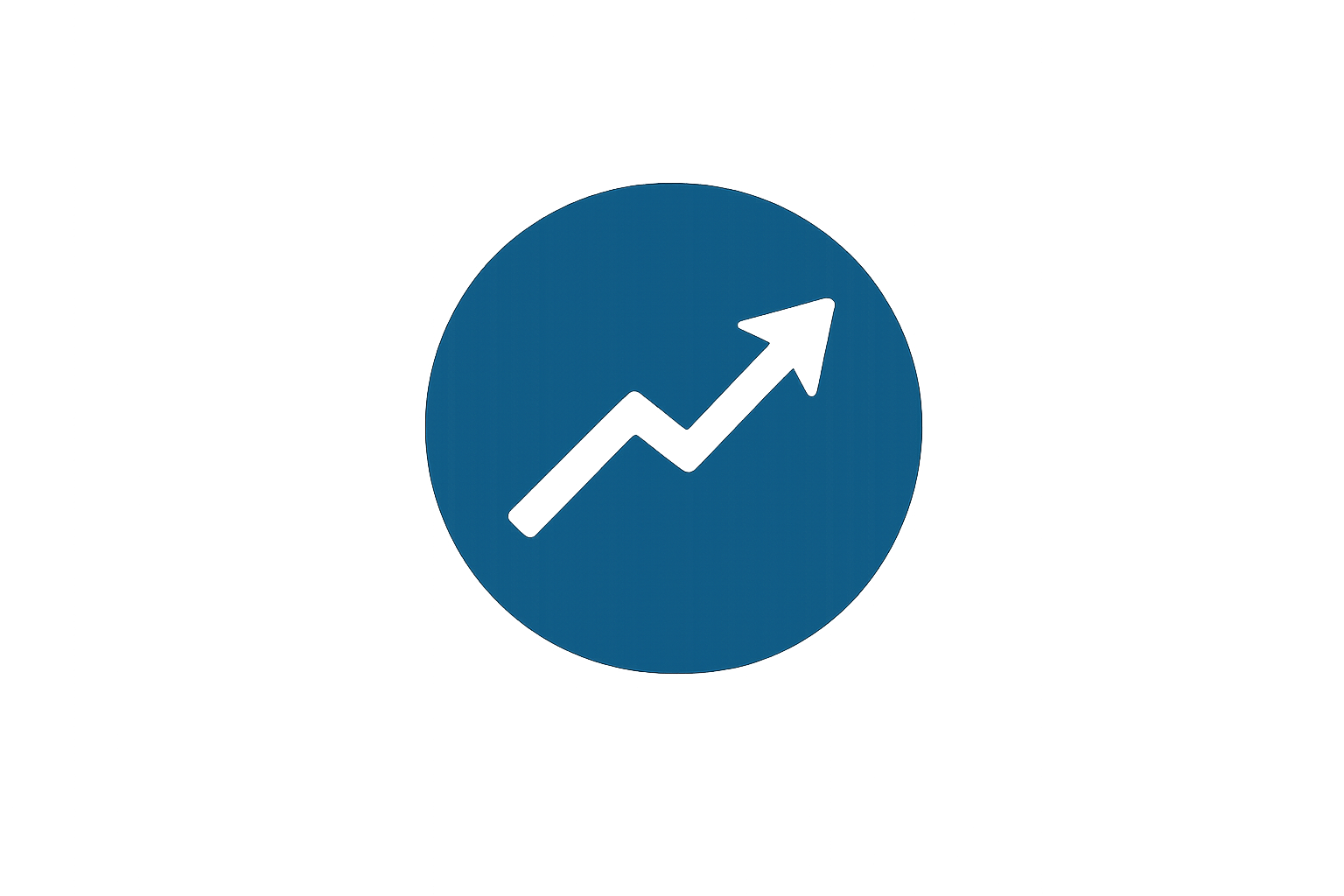 Upward trend icon