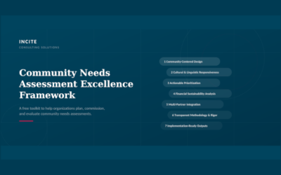 Choosing the Right Partners for Your Next Community Health Needs Assessment Matters. Tools to Choose Well.