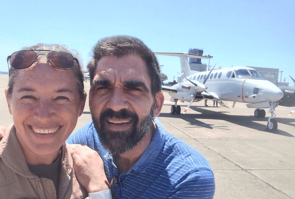 Red Fish in a Sea of Blue